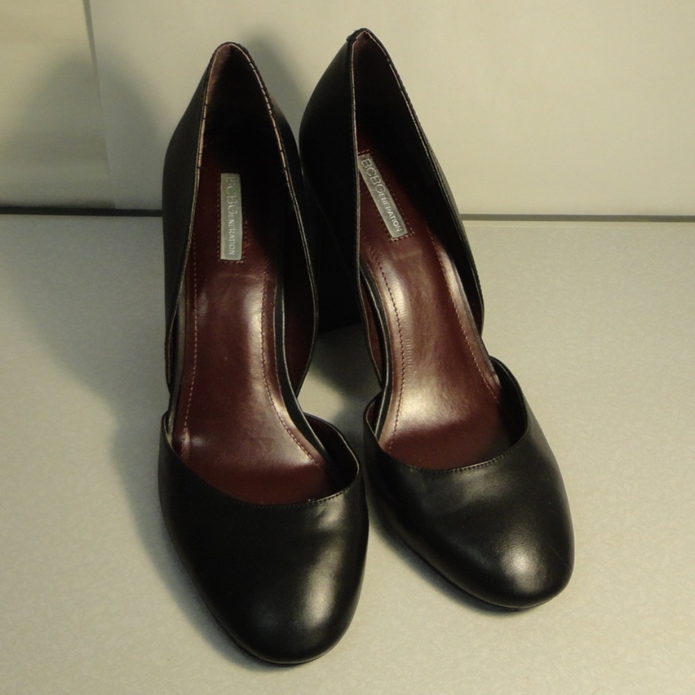 BCBGeneration D'Orsay Block-Heel Pumps, Never Worn